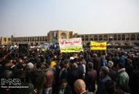 تجمع کشاورزان و مردم اصفهان با هدف احیای رودخانه زاینده رود ۲۸ آبان
